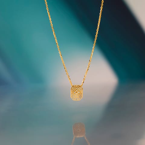 Octave Mesh Gold Pendant Octave Mesh Gold Pendant