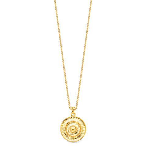 Gracing Orb Gold Pendant
