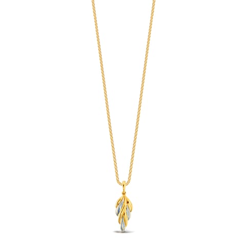Sleek Facet Gold Pendant Sleek Facet Gold Pendant