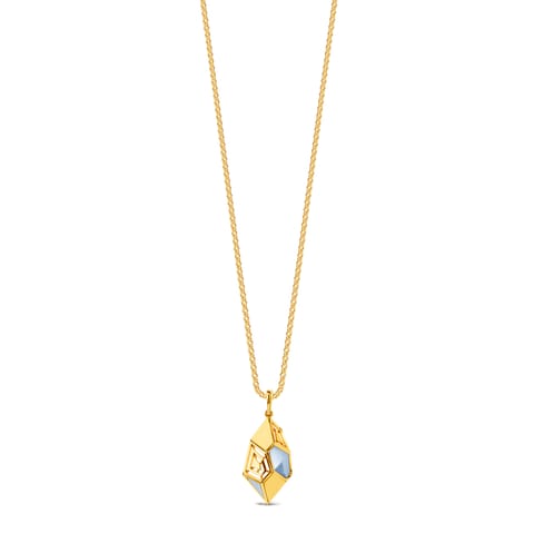 Refined Emblem Gold Pendant Refined Emblem Gold Pendant