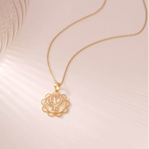 Ik Onkar Gold Pendant Ik Onkar Gold Pendant