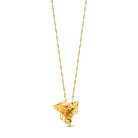 Interlocked Spark Gold Pendant Interlocked Spark Gold Pendant