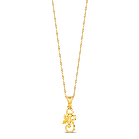 Cressa Petals Gold Pendant