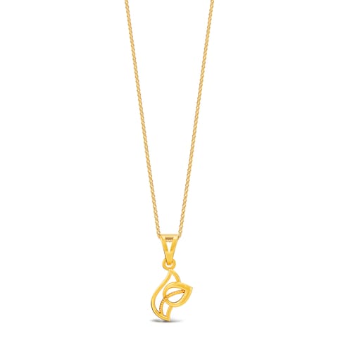 Fleuring Leaf Gold Pendant Fleuring Leaf Gold Pendant