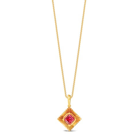 Majestic Glow Gemstone Pendant