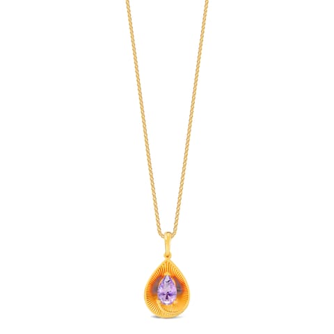 Enchanting Purple Gemstone Pendant
