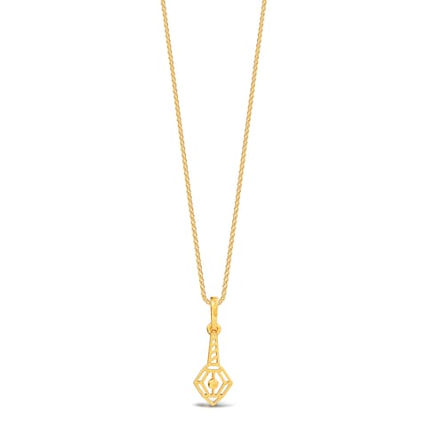Hanumant Gada Gold Pendant for Men