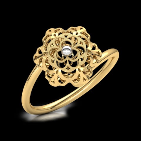 Abril Cutout Gold Ring Abril Cutout Gold Ring
