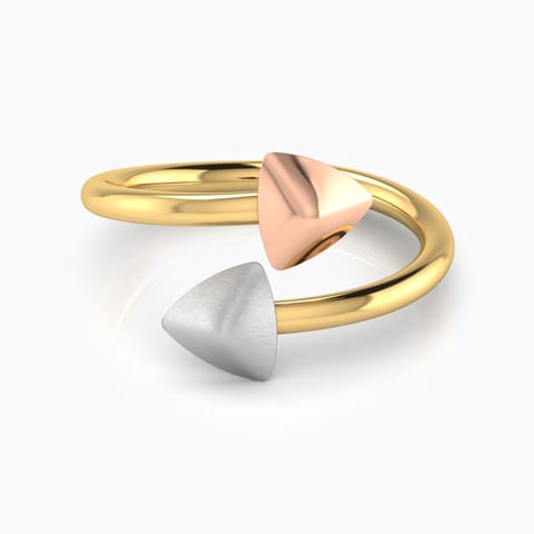 Kepa Geometric Gold Ring
