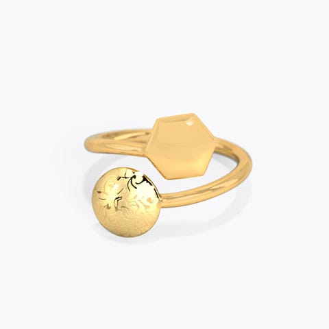 Lali Geometric Gold Ring Lali Geometric Gold Ring
