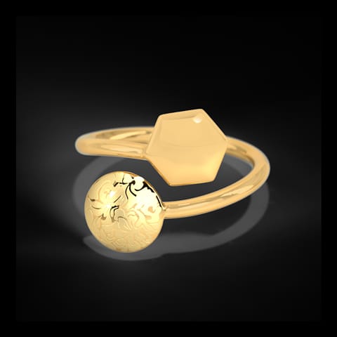 Lali Geometric Gold Ring Lali Geometric Gold Ring
