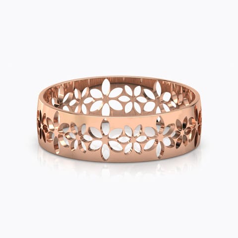 Floret Cutout Gold Band Floret Cutout Gold Band