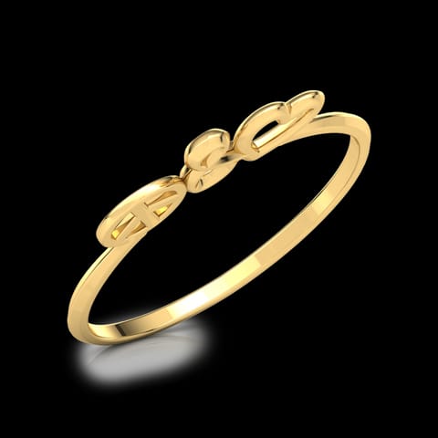Peace and Love Gold Ring Peace and Love Gold Ring