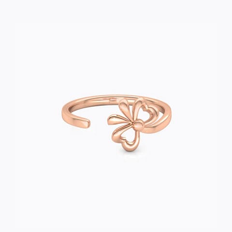 Bow Midi Gold Ring