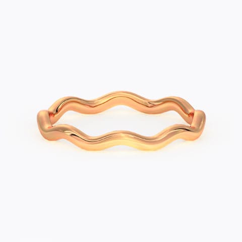 Wavy Stackable Gold Ring Wavy Stackable Gold Ring