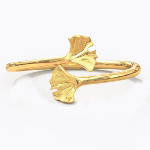 Alluring Ginkgo Ring