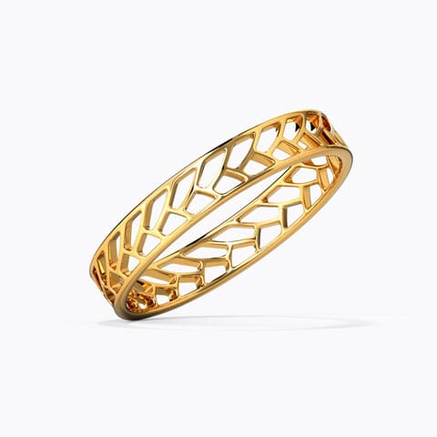Weave Cutout Gold Band