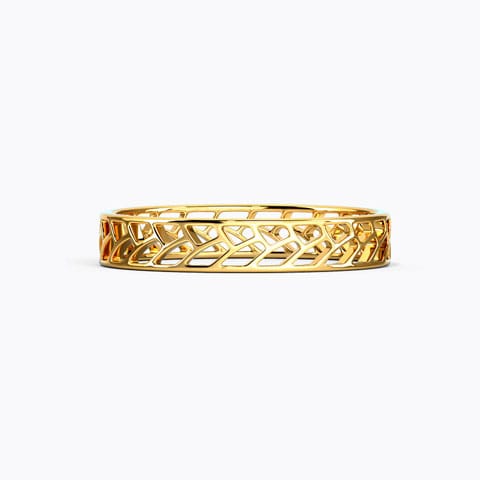 Weave Cutout Gold Band