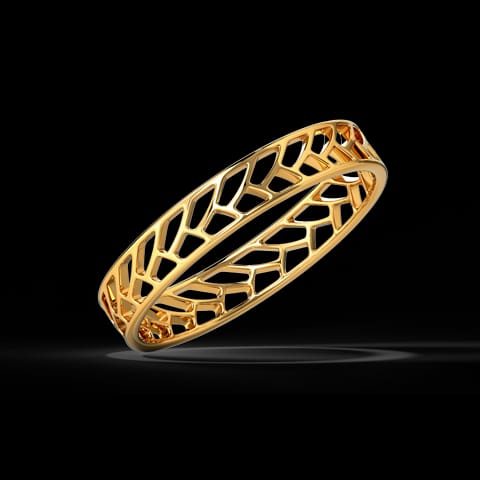 Weave Cutout Gold Band