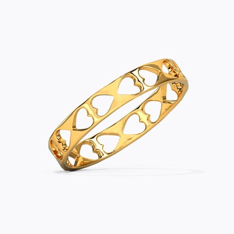 Amore Cutout Gold Band