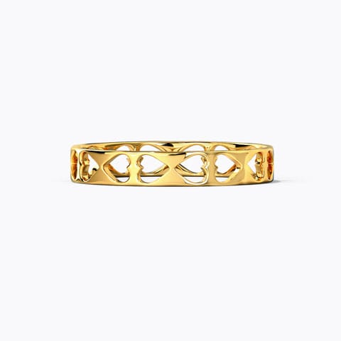 Amore Cutout Gold Band