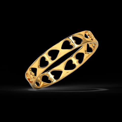 Amore Cutout Gold Band