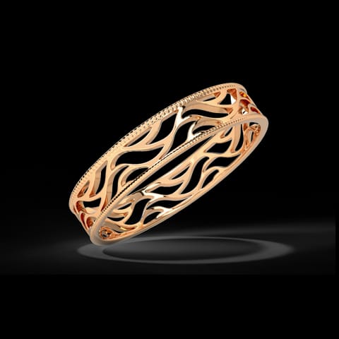 Waves Cutout Gold Band