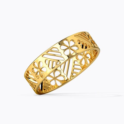 Flora Cutout Gold Band Flora Cutout Gold Band