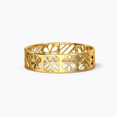 Flora Cutout Gold Band Flora Cutout Gold Band