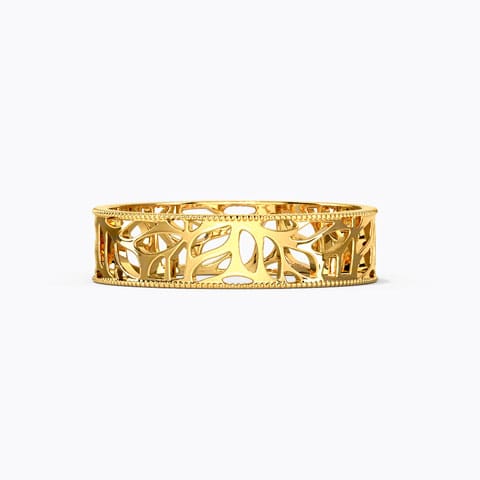 Petals Cutout Gold Band