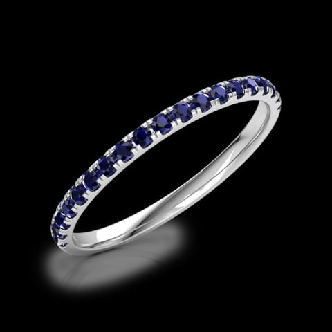 Azure Linear Gemstone Ring Azure Linear Gemstone Ring