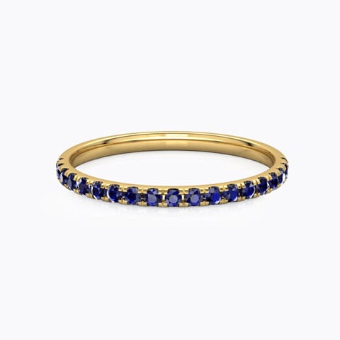 Azure Linear Gemstone Ring