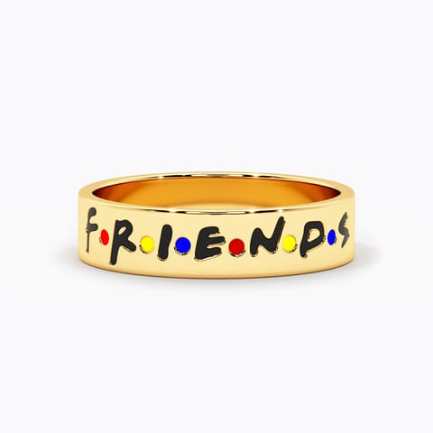 FRIENDS Engravable Gold Band FRIENDS Engravable Gold Band