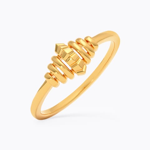Linear Gleam 9KT Gold Ring Linear Gleam 9KT Gold Ring