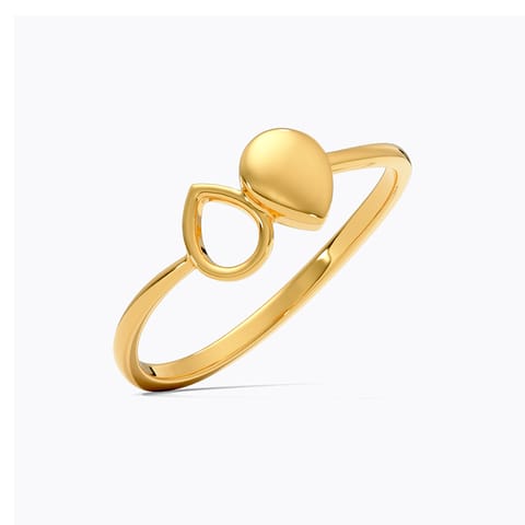 Gilded Pear 9KT Gold Ring