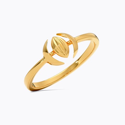 Gibbous 9KT Gold Ring