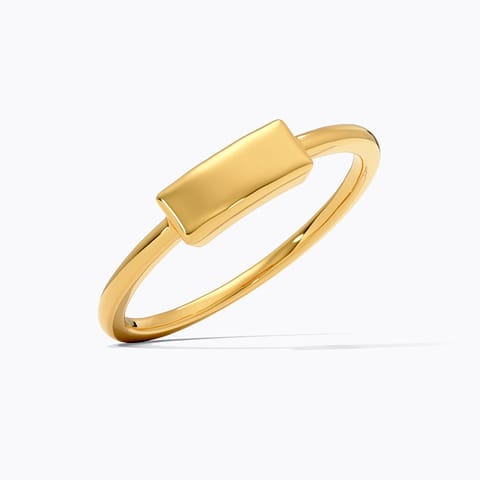 Plain Bar 9KT Gold Ring Plain Bar 9KT Gold Ring