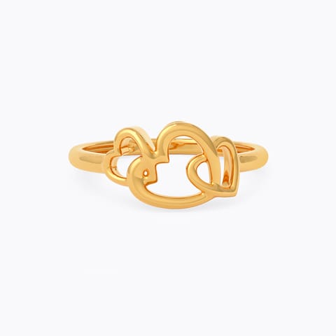 Interlace 9KT Gold Ring