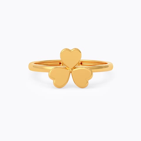 Clover 9KT Gold Ring