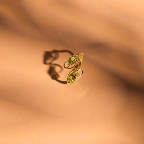 Verdant Crossover 9KT Gemstone Ring