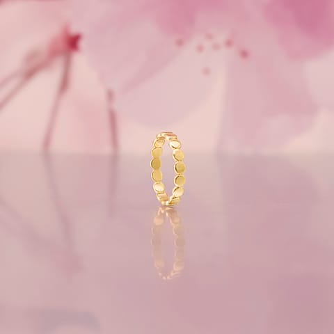 Scallop Stack Gold Ring