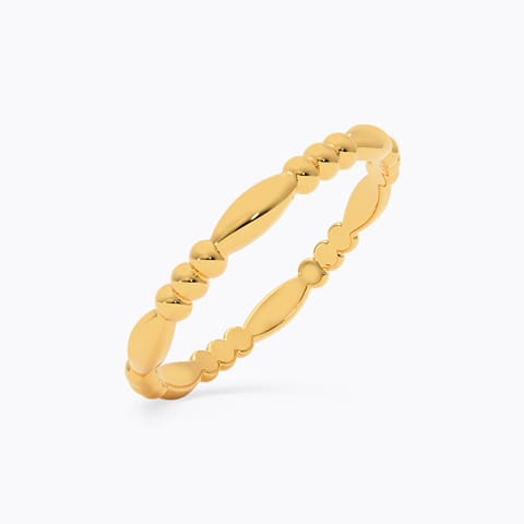 Gilded Stack Gold Ring