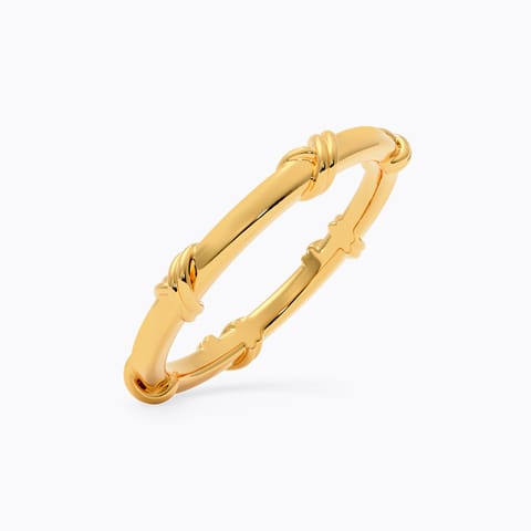 Crisscross Gold Ring