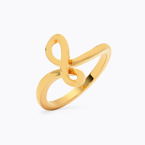 Intertwine Gleam Gold Ring Intertwine Gleam Gold Ring