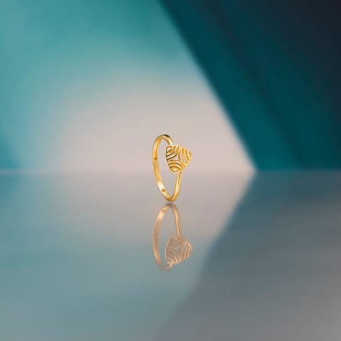 Trinity Cutout Gold Ring