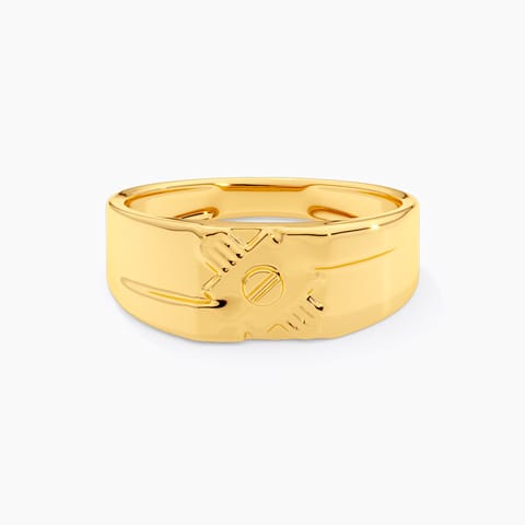 Elvar 9KT Gold Ring for Men Elvar 9KT Gold Ring for Men