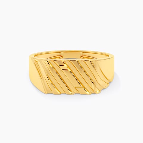 Zeko 9KT Gold Ring for Men