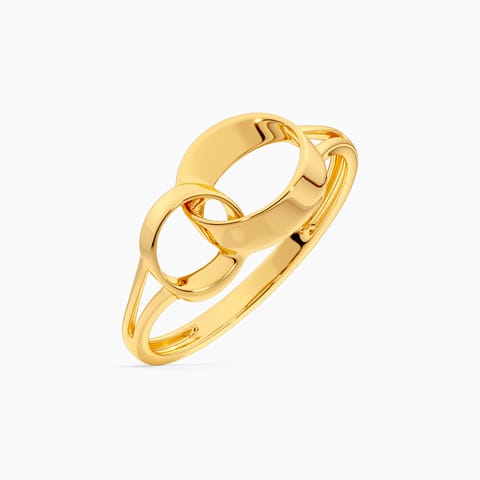 Intertwine Loops 9KT Gold Ring Intertwine Loops 9KT Gold Ring