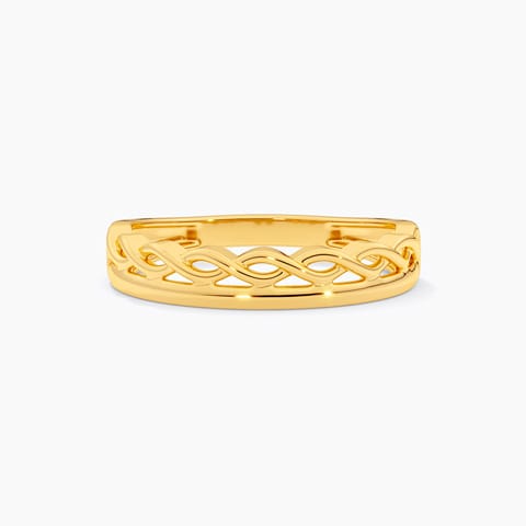 Interlinked Stack 9KT Gold Ring