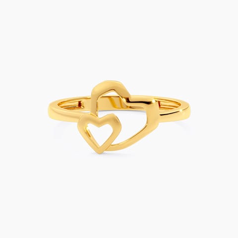Entwined Hearts 9KT Gold Ring Entwined Hearts 9KT Gold Ring